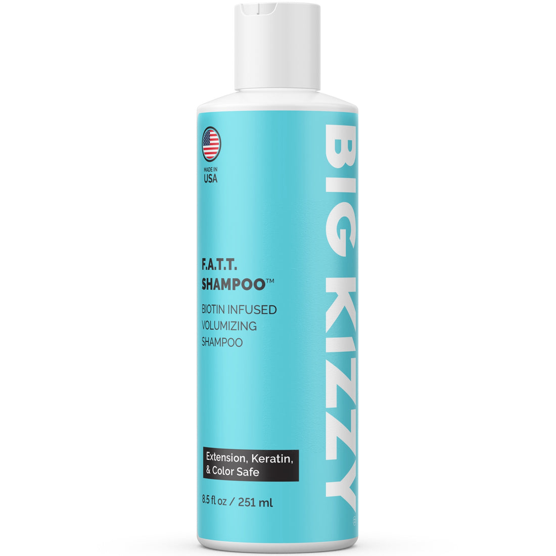 FATT Shampoo Biotin Infused Volumizing Shampoo that is Extension, Keratin, and Color Safe.