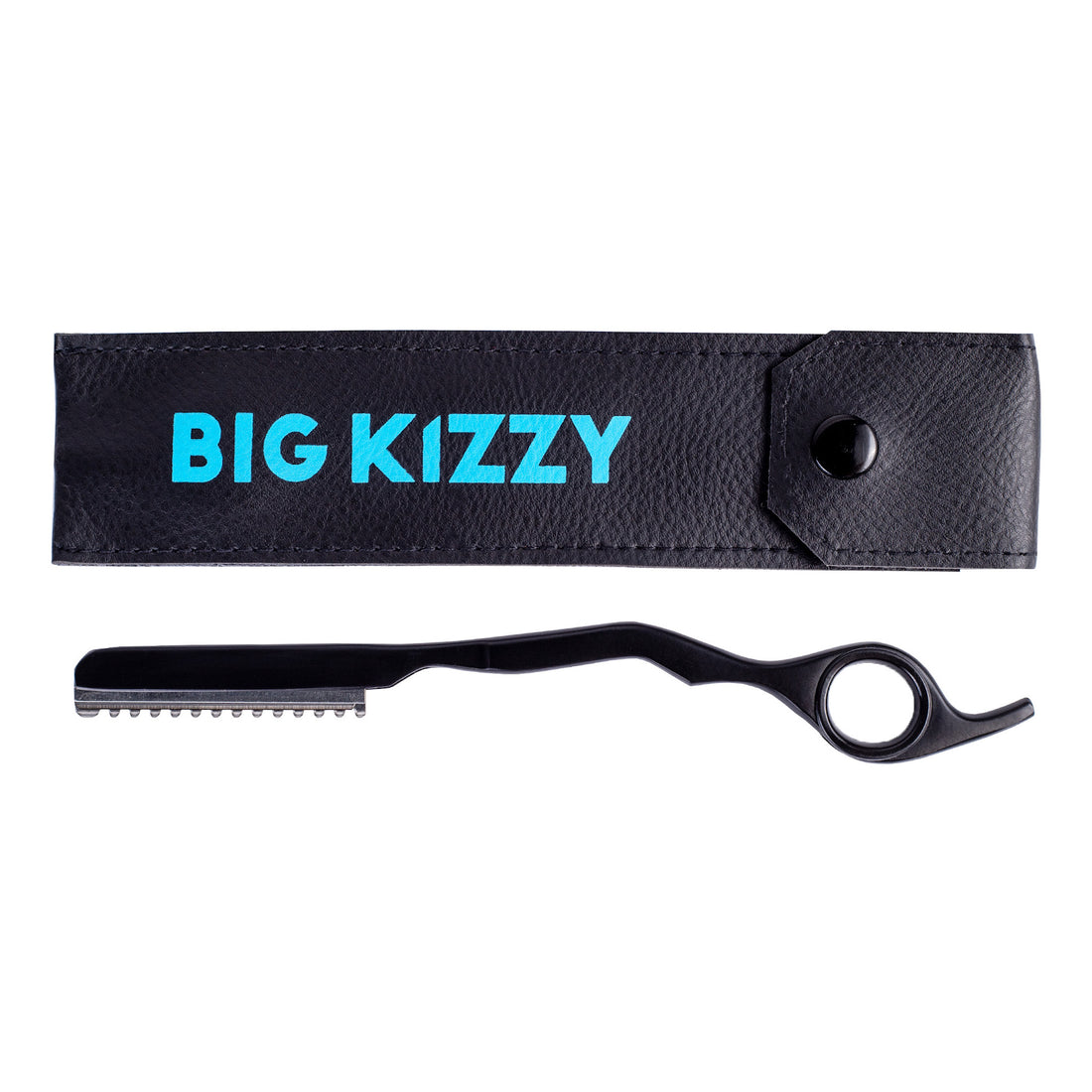 Professional quality hair styling razor for hair extensions with pouch