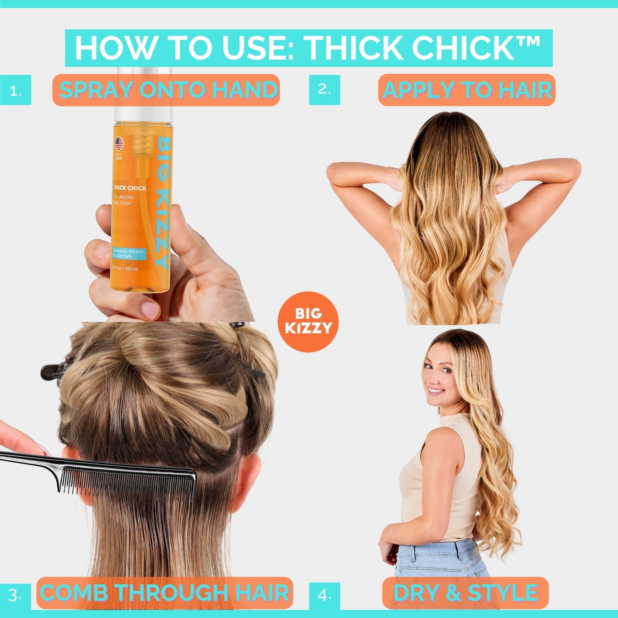 THICK CHICK VOLUMIZING HAIR FOAM