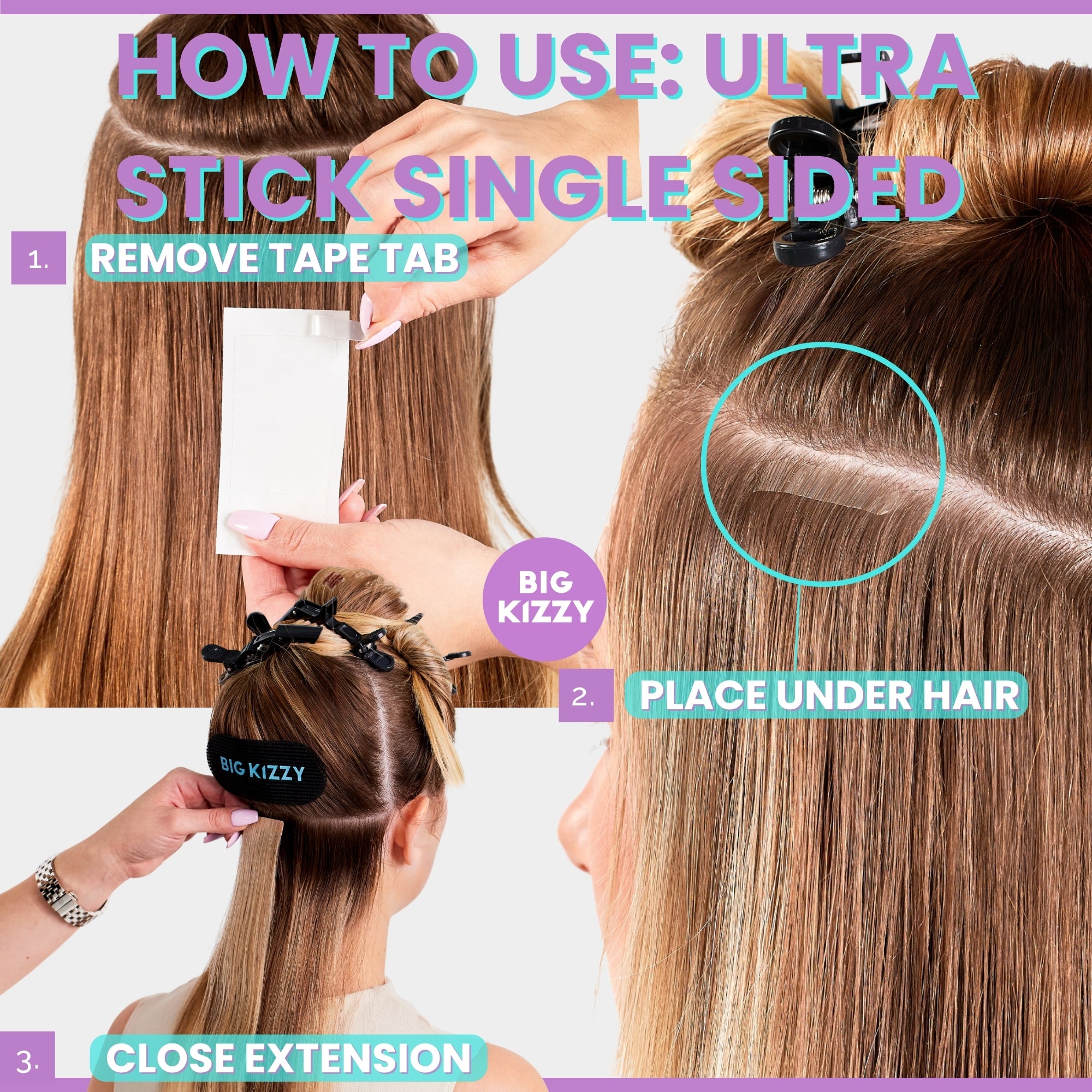 Ultra Stick™ Single Sided Hair Extension Replacement Tape Tabs