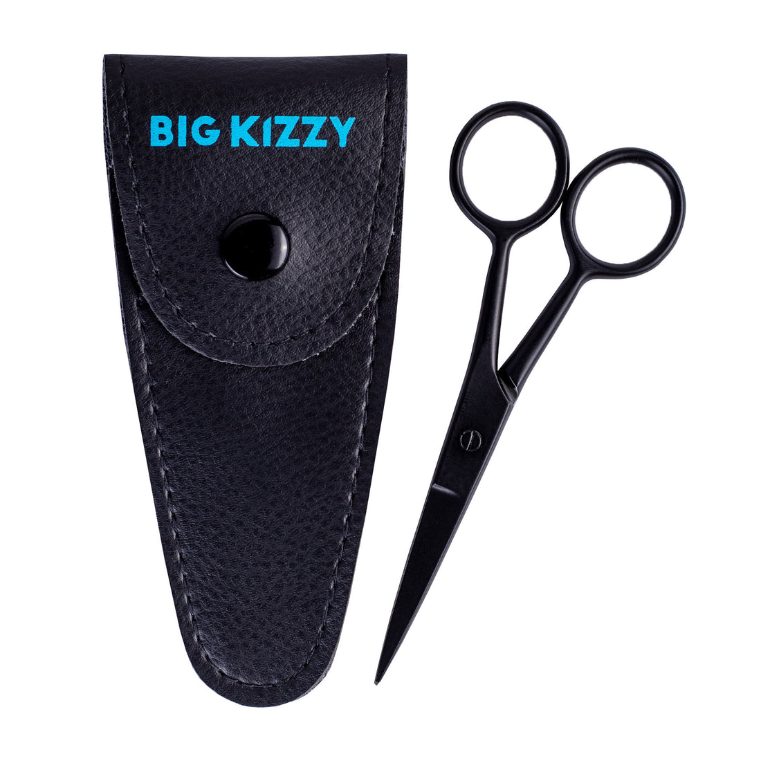Small scissors for hand tied weft extensions, machine weft extensions, and hybrid weft extensions with pouch