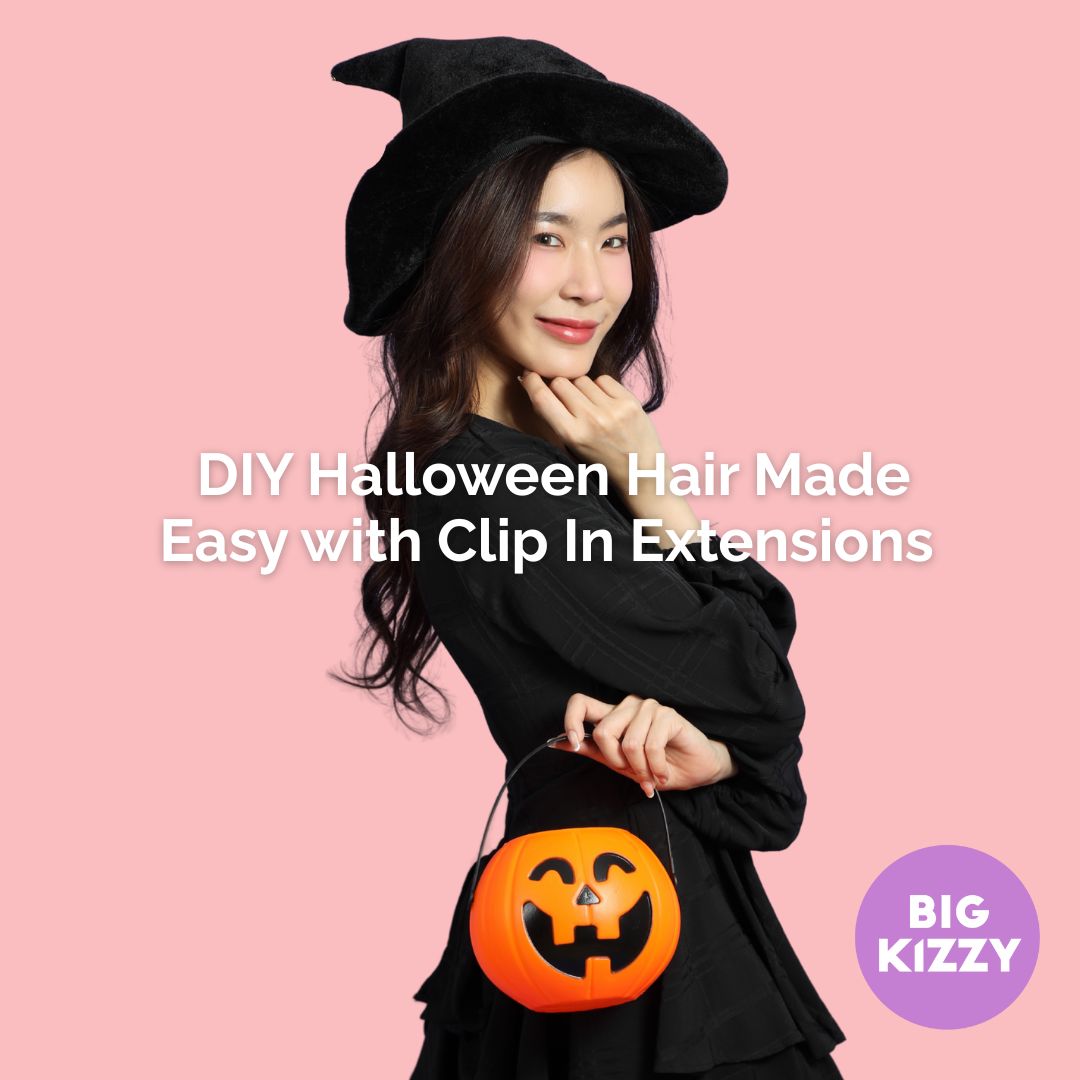 DIY Halloween Hair Made Easy with Clip In Extensions