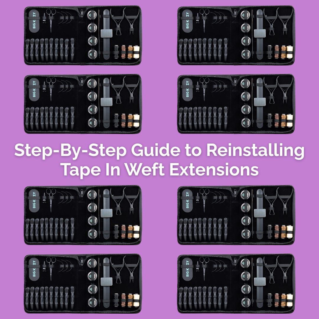 Step-By-Step Guide to Reinstalling Tape In Weft Extensions