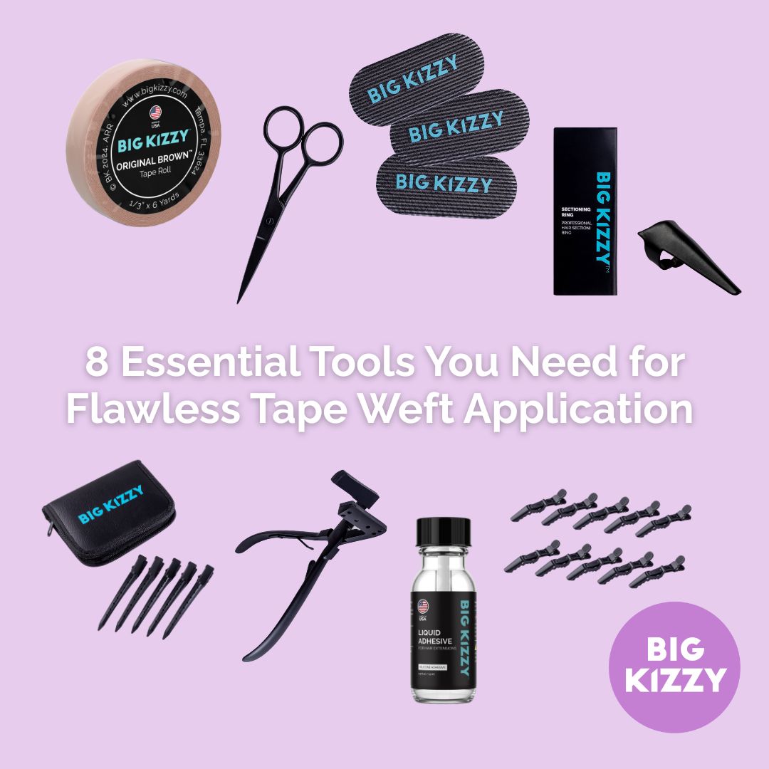 8 Essential Tools You Need for Flawless Tape Weft Application