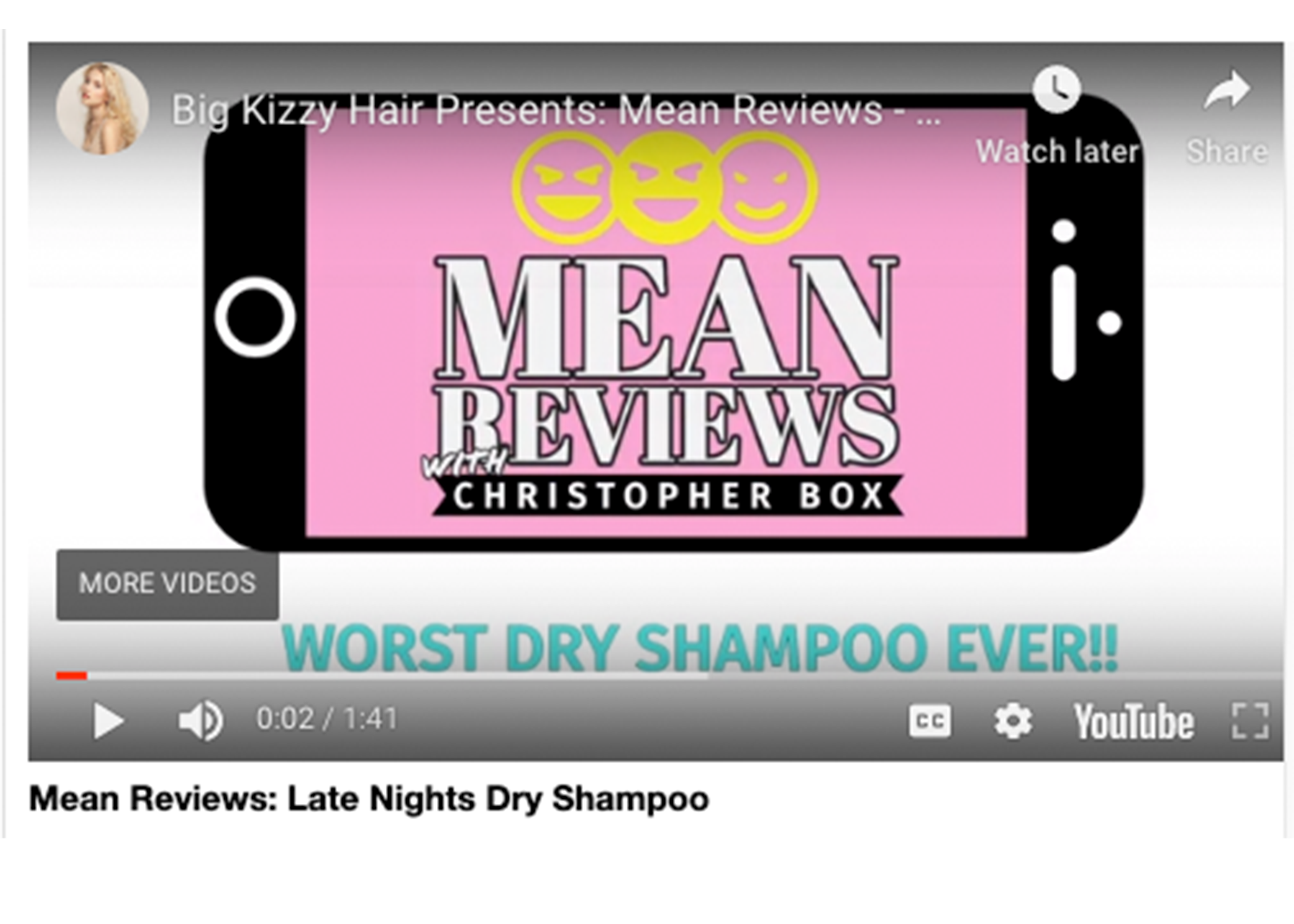 Mean Reviews: Worst Dry Shampoo EVER!