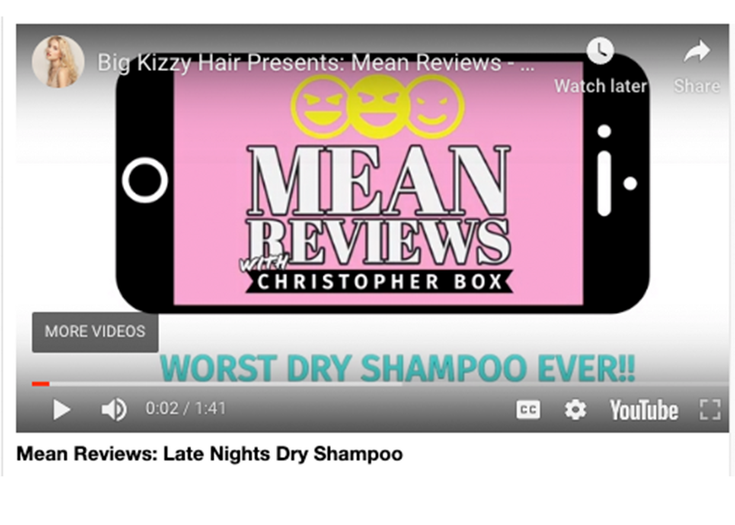 Mean Reviews: Worst Dry Shampoo EVER!