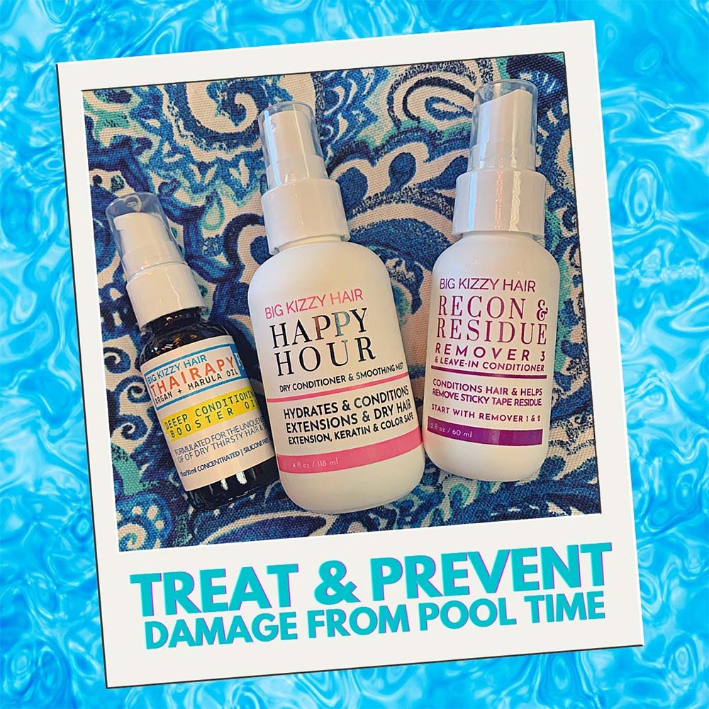 Treat & Prevent Hair Damage from Pool Time 