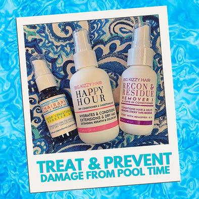 Treat & Prevent Hair Damage from Pool Time 