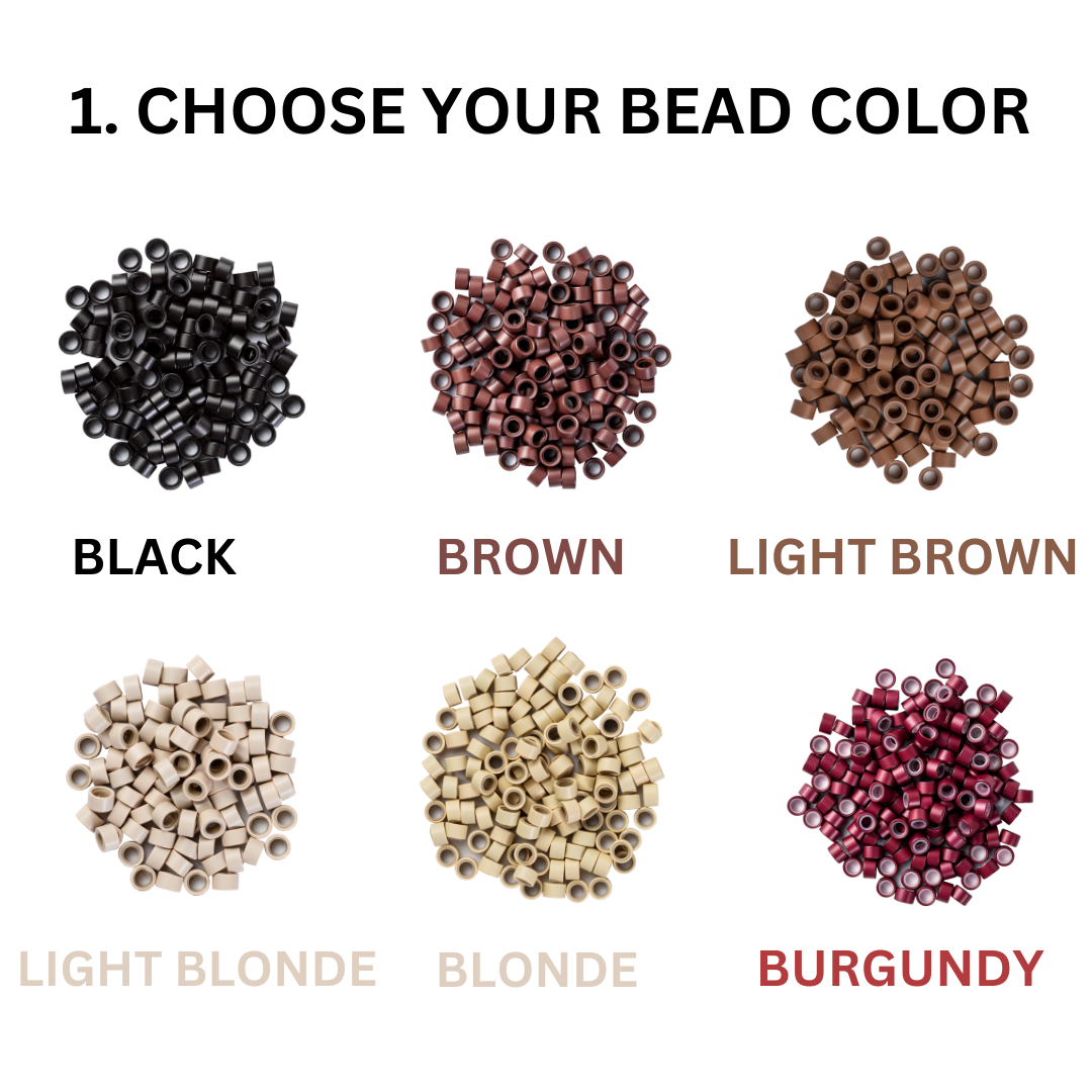 Silicone Beads for all Weft Extensions