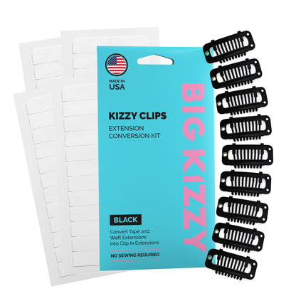 KIZZY CLIPS- No Sew Extension Clips &amp; Kit