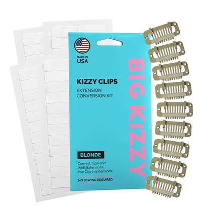 KIZZY CLIPS- No Sew Extension Clips &amp; Kit