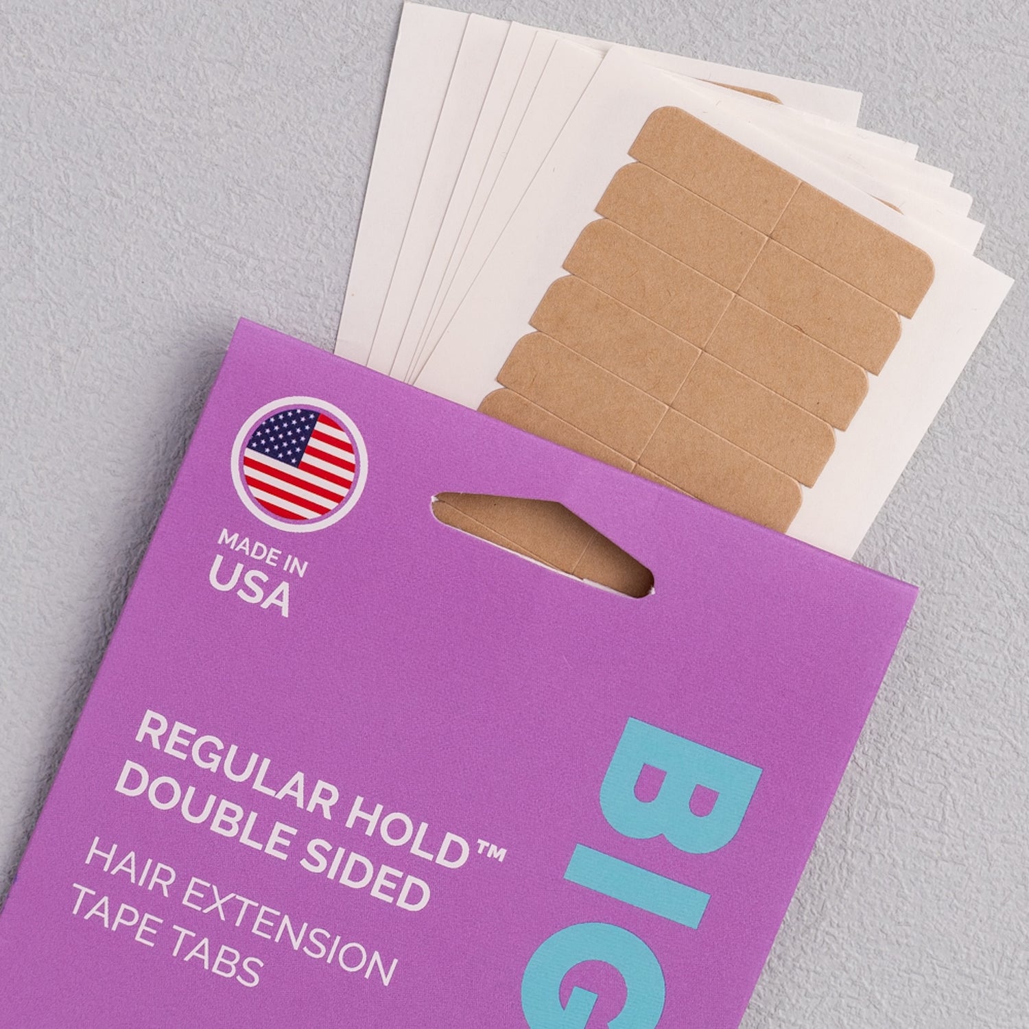 Big Kizzy Regular Hold Double Sided Tape Tabs for Tape In Hair Extension Reapplication