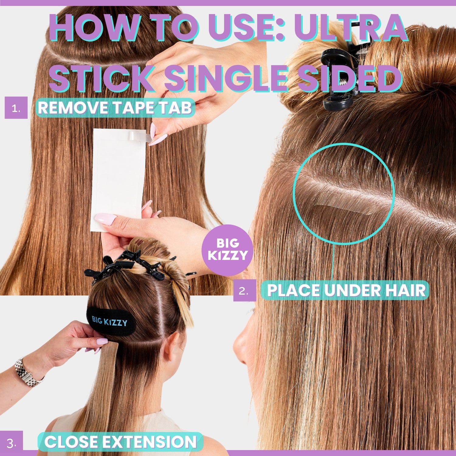 Ultra Stick™ Single Sided Hair Extension Replacement Tape Tabs