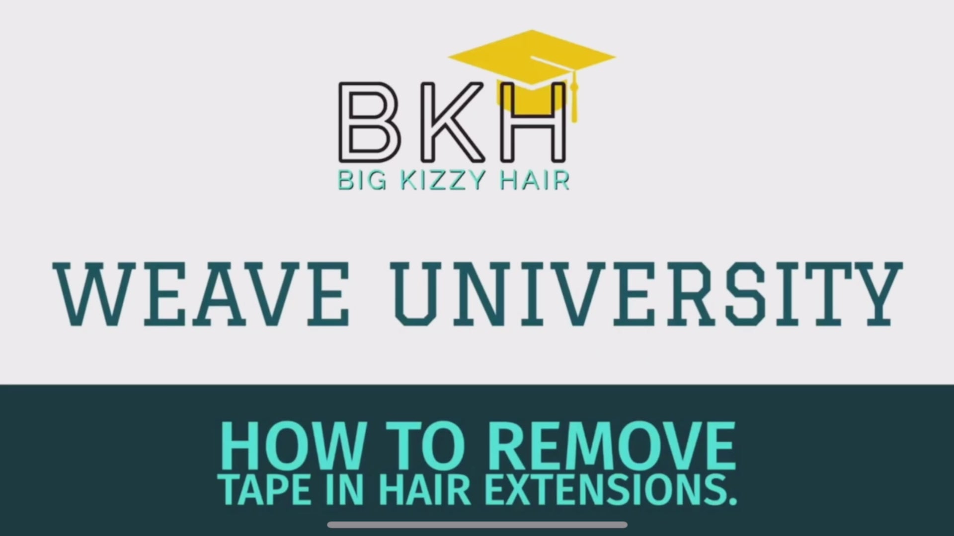 Load video: How To Remove Tape In Hair Extensions Remover