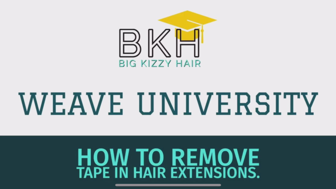 How To Remove Tape In Hair Extensions Remover