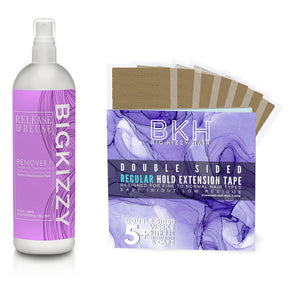 Big Kizzy Tape in Hair Extension Remover 1 & Regular Hold Tape
