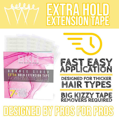 Big Kizzy Hair Extension Extra Hold Tape